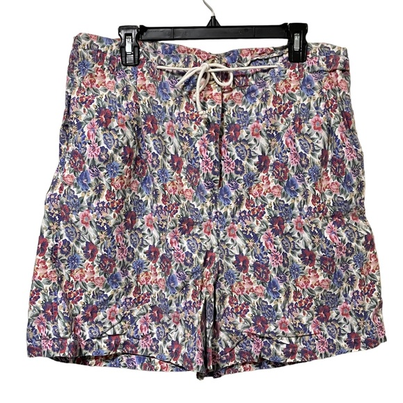 Vintage Pants - Vintage 90s Krazy Kat Foral High Waist Shorts